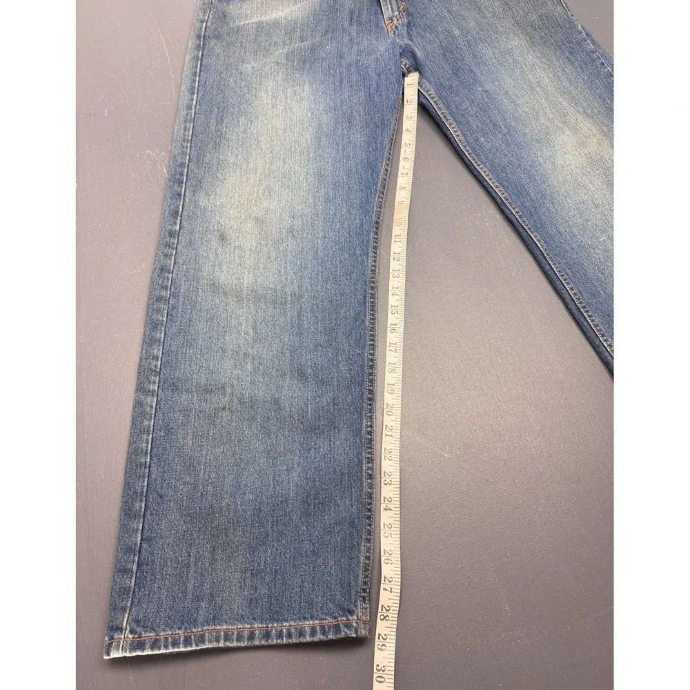 Levi's Men's Size W34 L32 Blue 569 Loose Straight Jeans Medium Wash Denim Casual